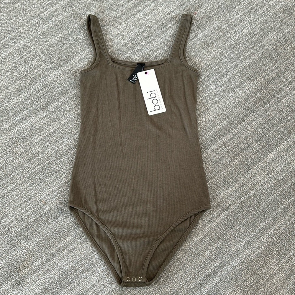 Bobi Ribbed Tank Bodysuit